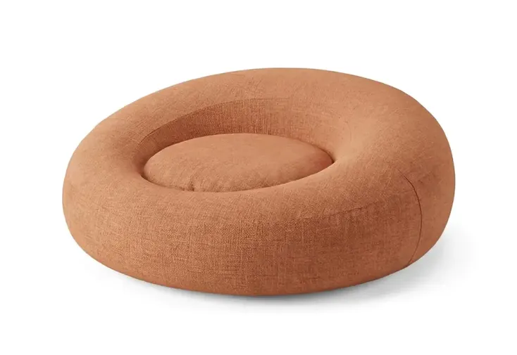 Canapé de jardin gonflable Nest terracotta – ⌀ 160 x 60 cm