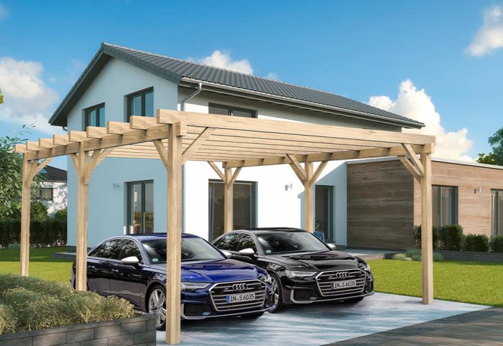 Garages en bois en kit: protection fiable pour votre voiture