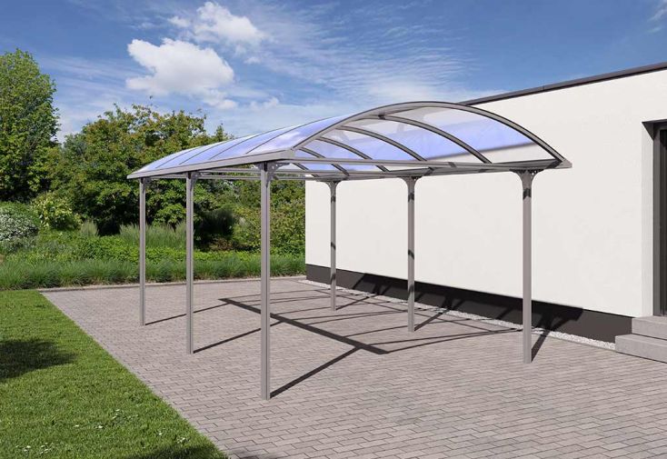 Carport Aluminium 15 m² (5 x 3 m) - Elbe