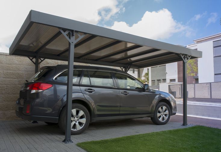 Carport en aluminium Palma 5000  4,96 x 2,92 m