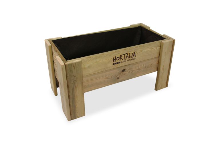 Carré potager sur pieds en bois de pin traité 50 L – 40 x 80 x 40 cm