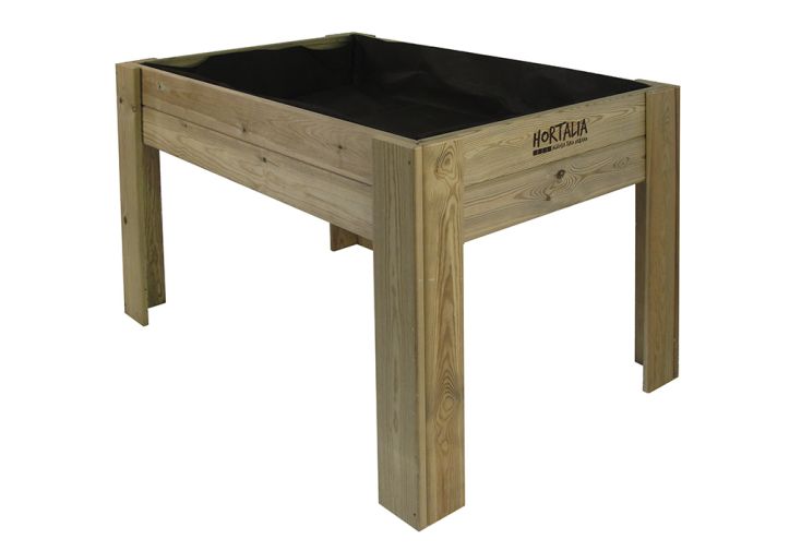 Carré potager sur pieds en bois de pin traité 160 L – 120 x 80 x 80 cm