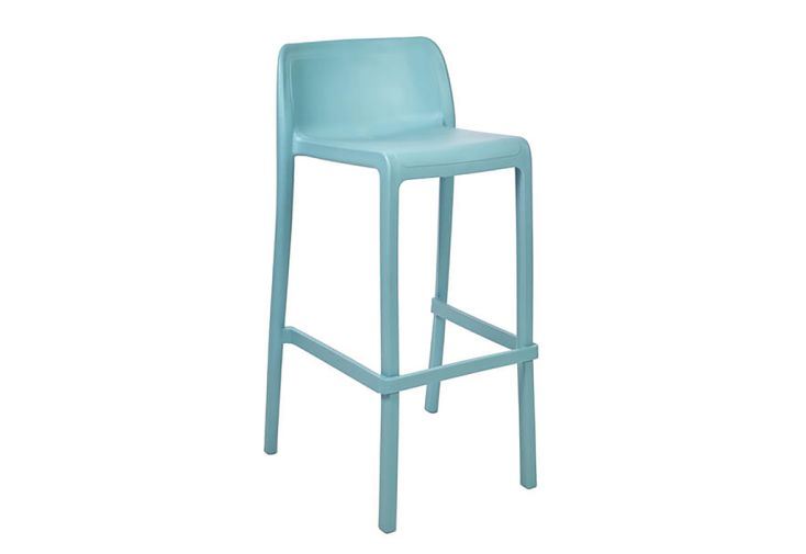 Tabouret de bar empilable en polypropylène pour le jardin – Attic