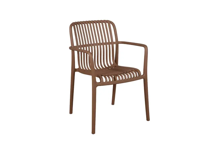 Lot de 2 chaises de jardin en résine recyclée – Paloma