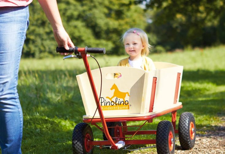 Chariot de Plage en Bois Til avec Frein  