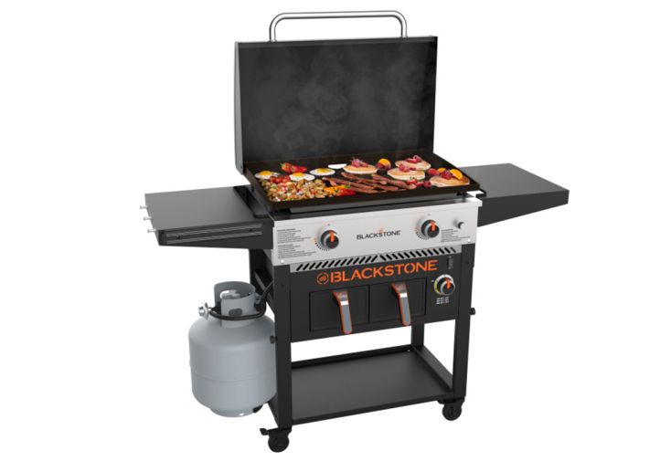 Plancha à gaz 2 brûleurs 34 kW + friteuse à air Blackstone Combo 28’’