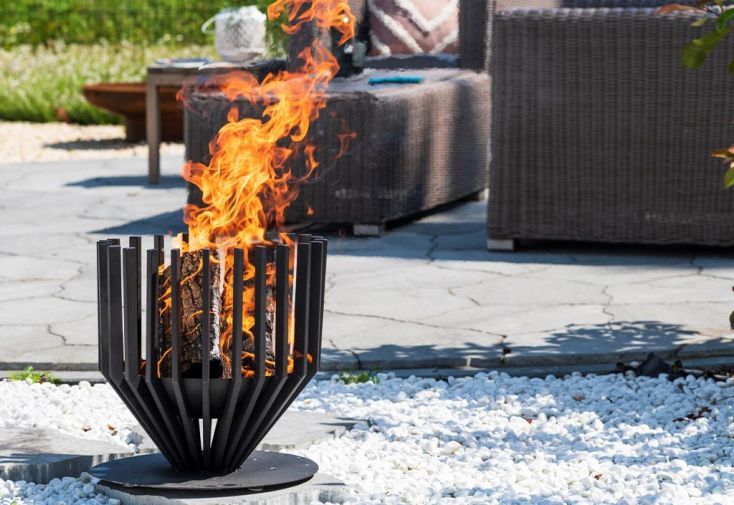 Chauffage terrasse: le brasero de jardin et le panier de feu