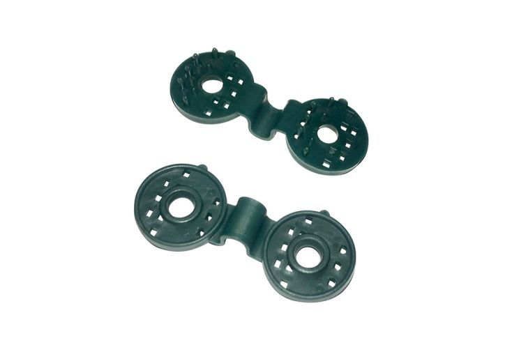 Clips de Fixation en PVC pour Brise-Vue Toile Tissée x20 - France Green