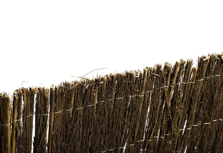 Brande de bruyère et osier brise-vue naturel 3 m – Combi