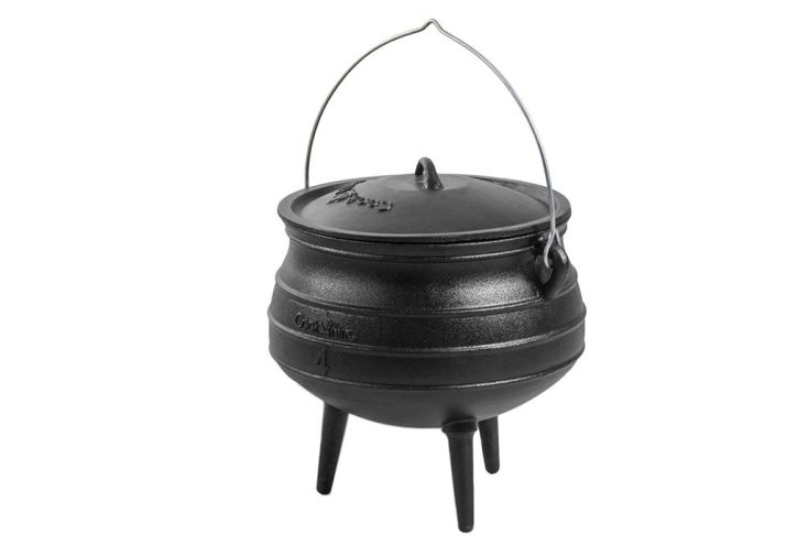 Cocotte en Fonte Naturelle Style Chaudron Africain - 6, 9 ou 13L - Cookking