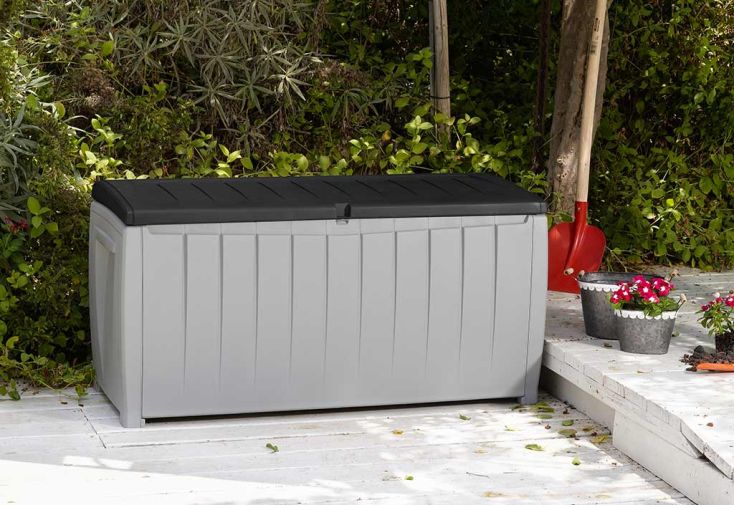 Coffre de jardin en résine 340 L - Novel