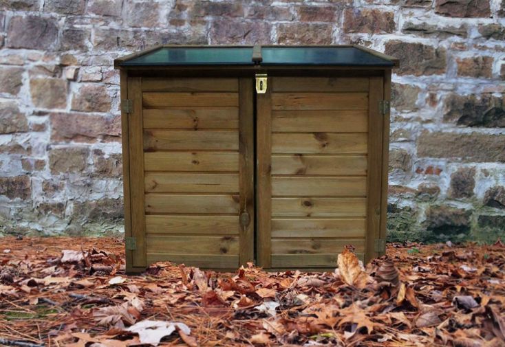 Coffre de Rangement en Bois de Pin Traité Trocadéro 600 (78 x 105 cm) 