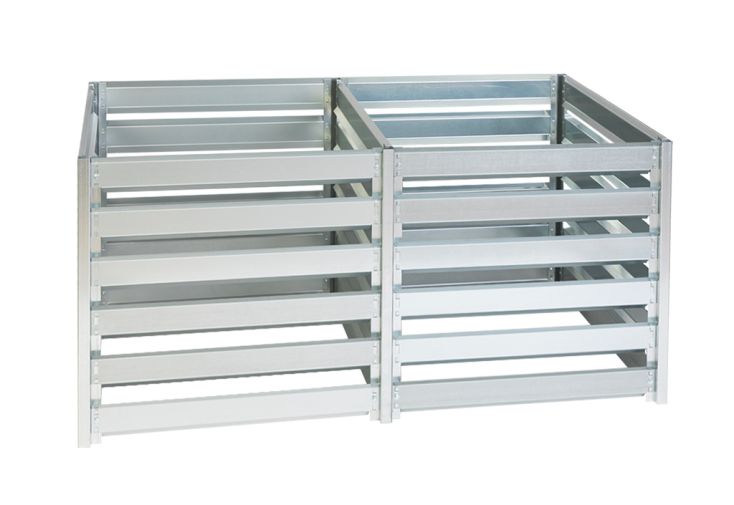 Composteur de jardin en acier galvanisé 1400 L - M800 A