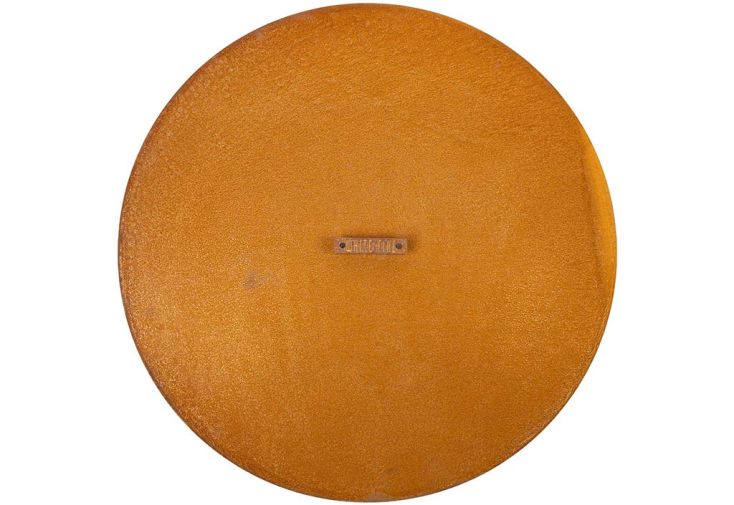 Couvercle pour braséro extérieur rond Ø100 cm en acier corten White Fire