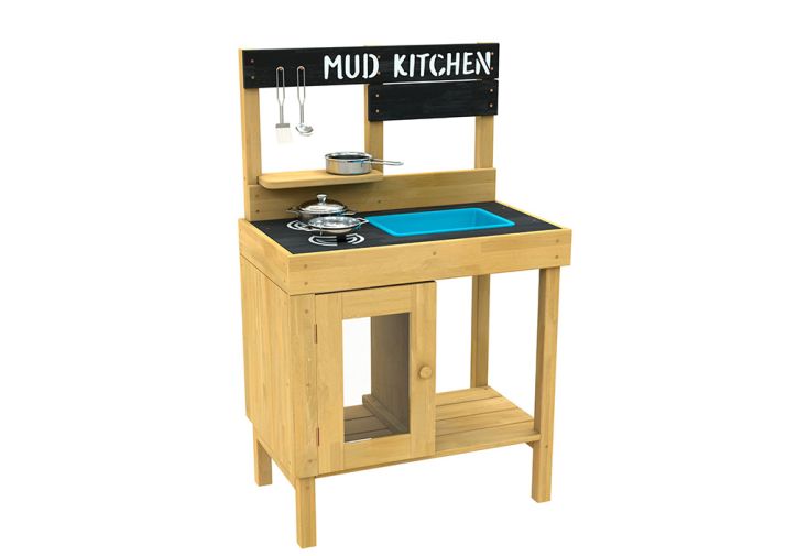 Cuisine en bois : plaque de cuisson, évier et four – TP Junior Cook