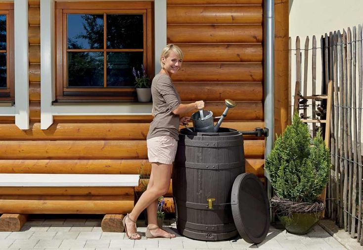 Cuve récupération d'eau de pluie tonneau Vino - Garantia