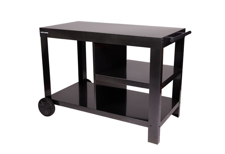 Desserte pour barbecue en acier époxy – 122 x 65 x 79,5 cm