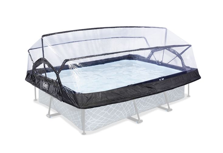 Dôme de protection pour piscine rectangulaire – 220 x 150 cm