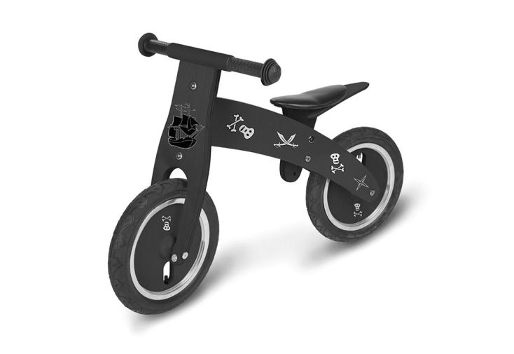 Draisienne Vélo pour Enfant en Bois sans Pédale Pirate