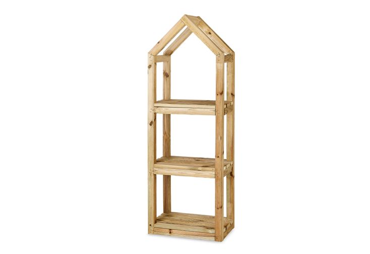 Étagère de jardin en bois de pin traité Campanile M - 50 x 30 x 145 cm