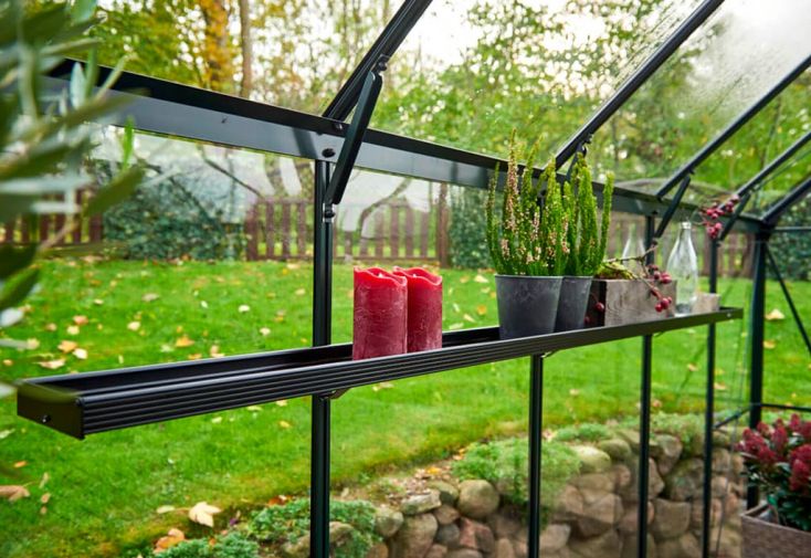 Étagère pour serre de jardin Juliana – 15 x 213 cm