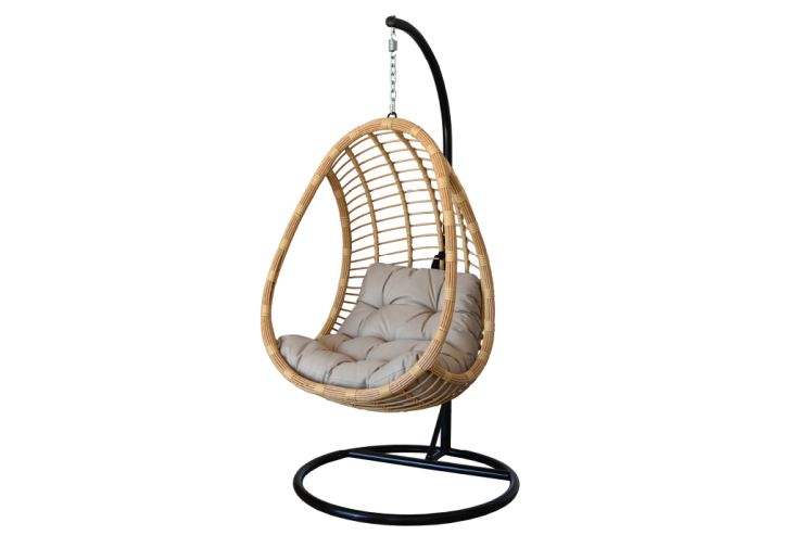 Fauteuil suspendu de jardin en forme d’œuf - Donna