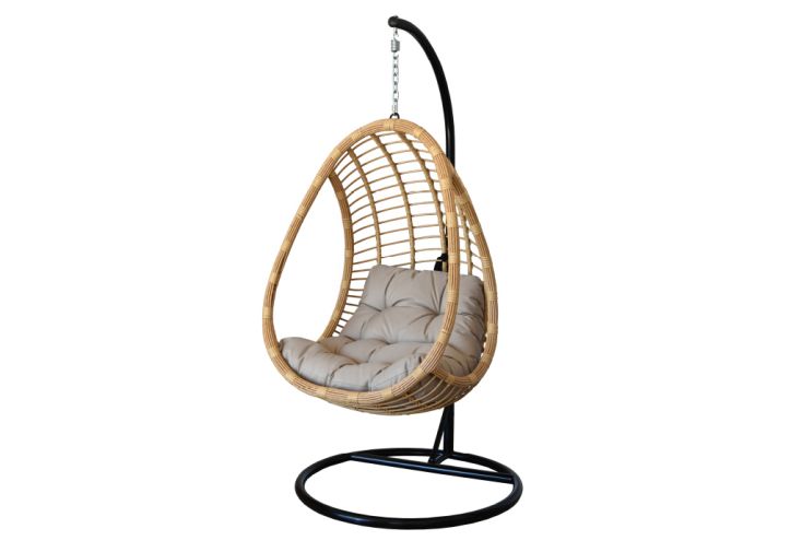 Fauteuil suspendu de jardin en forme d’œuf - Donna