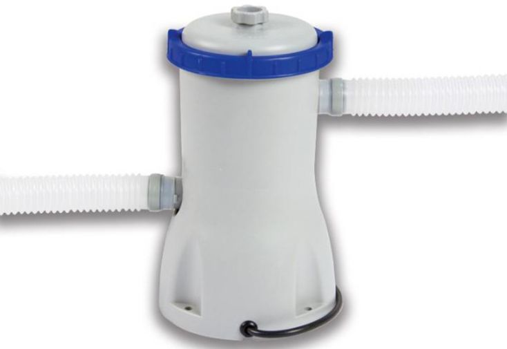 Pompe de filtration à cartouche pour piscine tubulaire Mountfield – 12 V