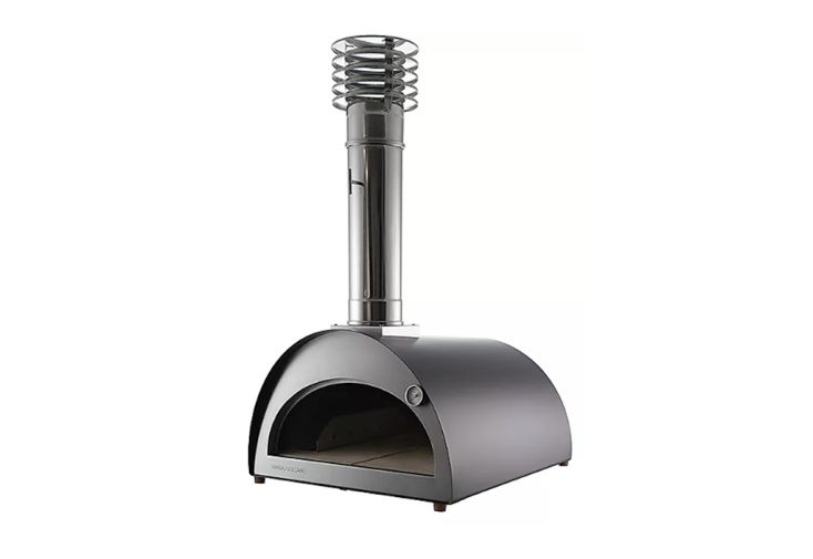 Four à bois extérieur four à pizza en inox Alma 71 x 73 cm