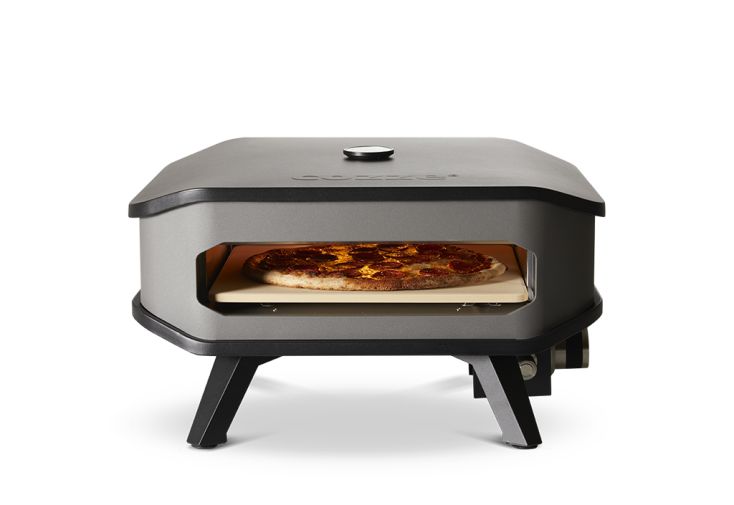 Four à pizza au gaz en acier galvanisé 5 kW – 53 x 53 x 29 cm