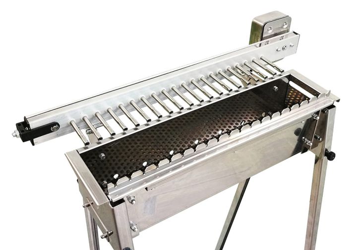 Barbecue à charbon rôtisserie automatique 80 × 25 × 100 cm – Single 20
