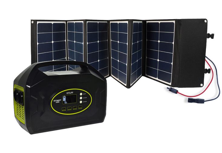 Batterie nomade solaire Izywatt 1000 + panneau pliant 120 W