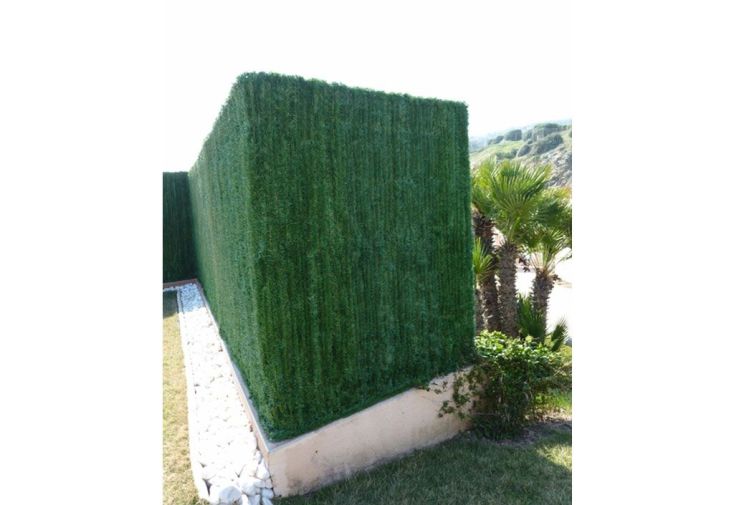 Haie Artificielle 110 Brins 3x1,5m Vert Pin