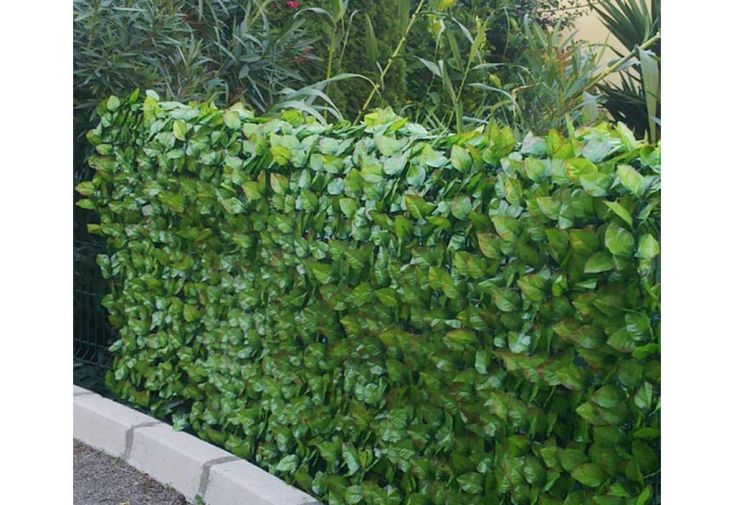 Haie Artificielle Feuilles de Rosier 1,50x3m - Jet7garden