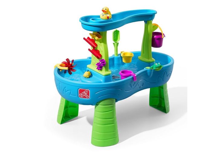 Table pour Enfants Jeux d’Eau en Plastique Etang et Cascade
