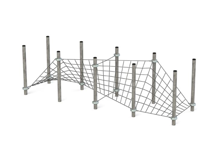 Jeu à Grimper en Corde Armée et Acier Galvanisé Sidewalk 