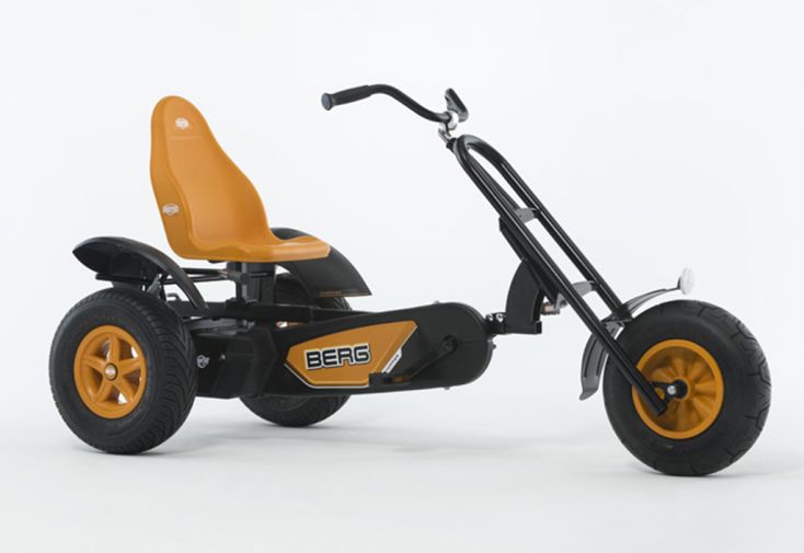 Kart à Pédales Berg Chopper BFR Orange et Noir