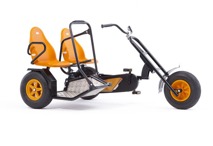 Kart à Pédales Berg Duo Chopper BF Orange et Noir