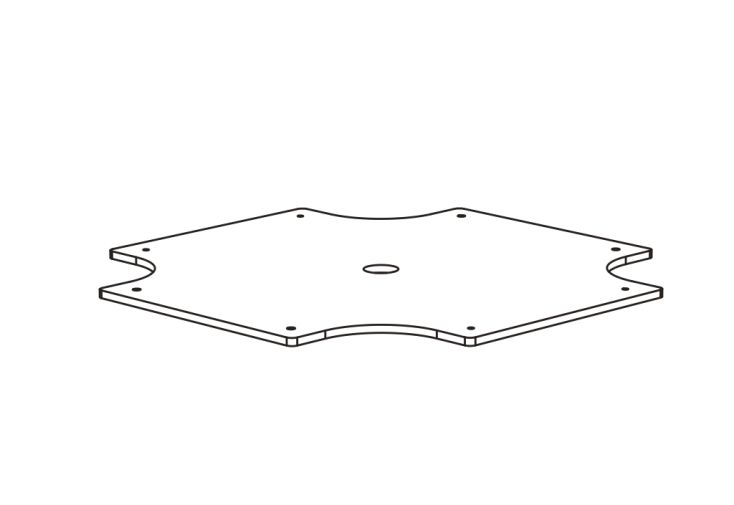 Kit d'alourdissement pour base de parasol Infina