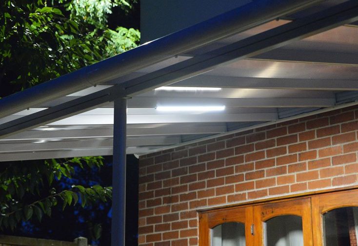 Kit d’Éclairage LED pour Pergola, Tonnelle et Carport Palram