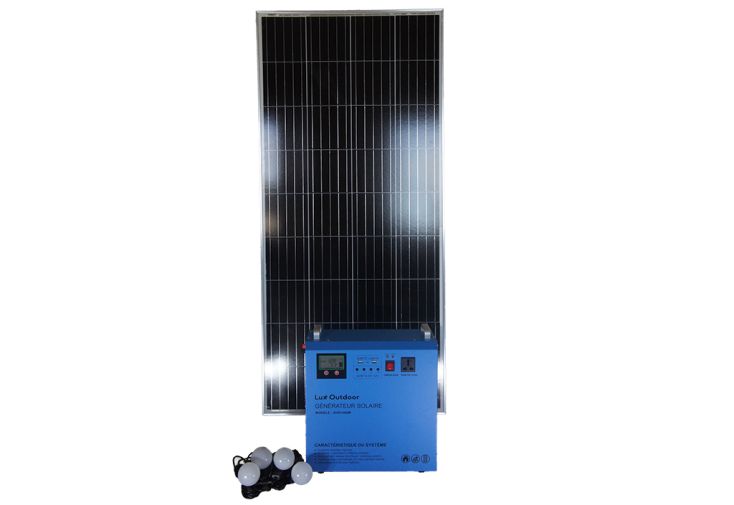 Station d’énergie solaire SHS1265 onduleur hybride + panneau 150 W