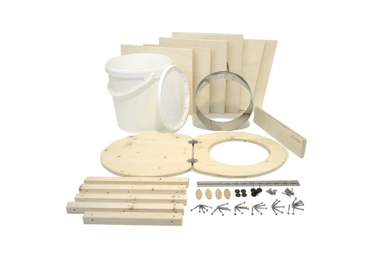 Kit de fabrication toilettes sèches avec seau - Magaïveur