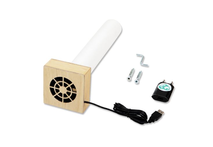 Kit de ventilation électrique pour toilettes sèches Trobolo