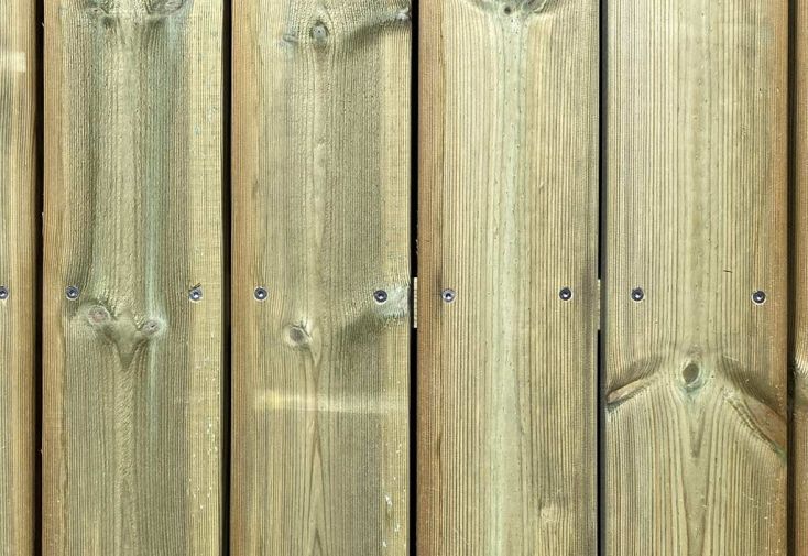 Kit lames de terrasse en bois de pin traité 60 m² + visserie