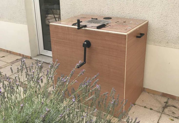 Lombricomposteur pour collectivités anti-odeurs – 110 x 75 x 110 cm