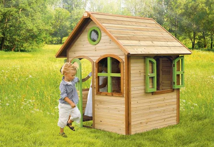 Maisonnette pour Enfant en Bois de Hemlock Julia - Axi