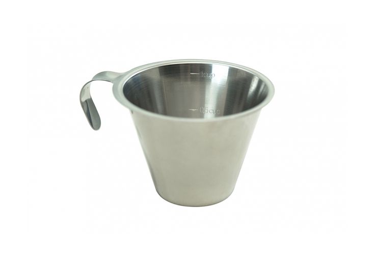 Mesure à copeaux et sciure pour toilettes sèches en inox – 25 cl