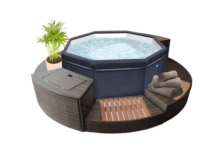 Mobilier pour spa portable rigide Octopus Netspa – 5 pièces