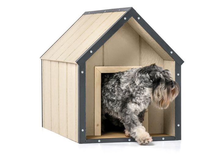 Niche pour chien en bois traité 57 x 95 cm - M971 taille M