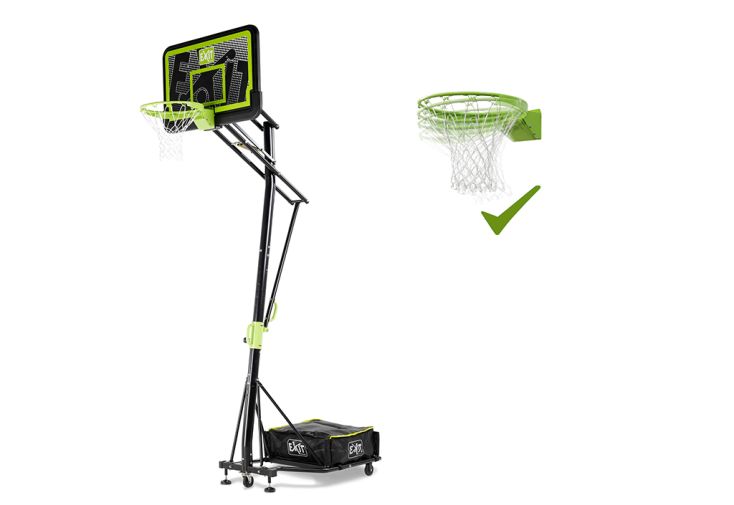 Panier de Basket Mobile avec Roulettes et Anneau Inclinable Galaxy